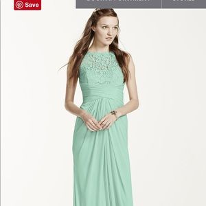 David’s Bridal Mint Dress